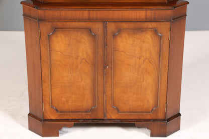 Wunderschöne Englische Eckvitrine Bibliothek Bücherschrank UK Vitrine Buffet Schrank 60s Jahre