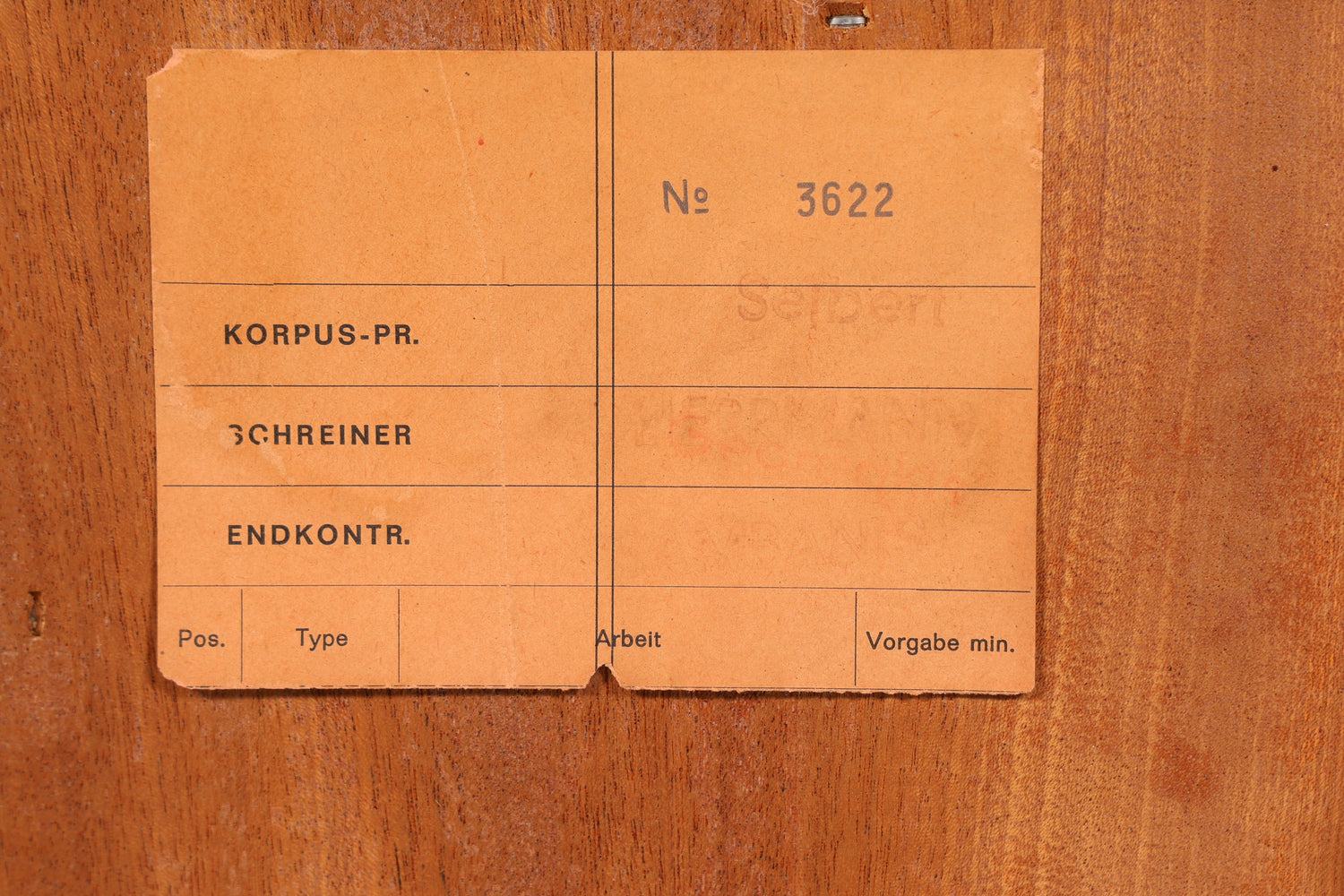 Schlichter Mid Century Schrank Vintage WMK Möbel Retro Kommode Flur Kommode 60s Regal Sideboard 2 von 2