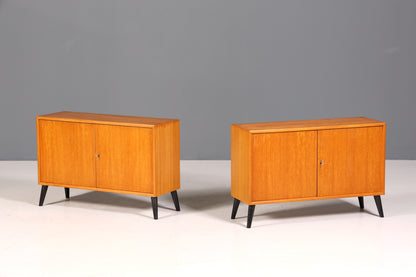 Schlichter Mid Century Schrank WMK Möbel Vintage Retro Kommode Flur Kommode 60s Regal Sideboard 1 von 2