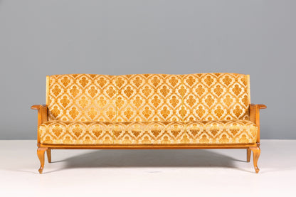 Wunderschönes Chippendale Sofa Barock Stil Wiener Geflecht Schlafsofa 3-Sitzer Couch Gästebett