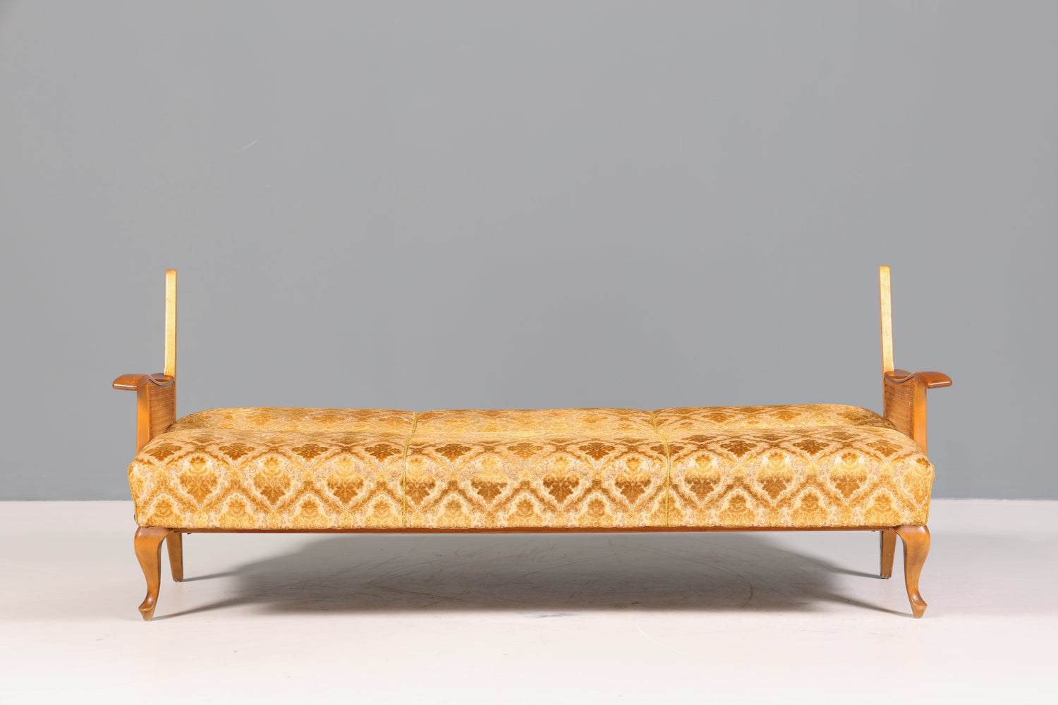 Wunderschönes Chippendale Sofa Barock Stil Wiener Geflecht Schlafsofa 3-Sitzer Couch Gästebett