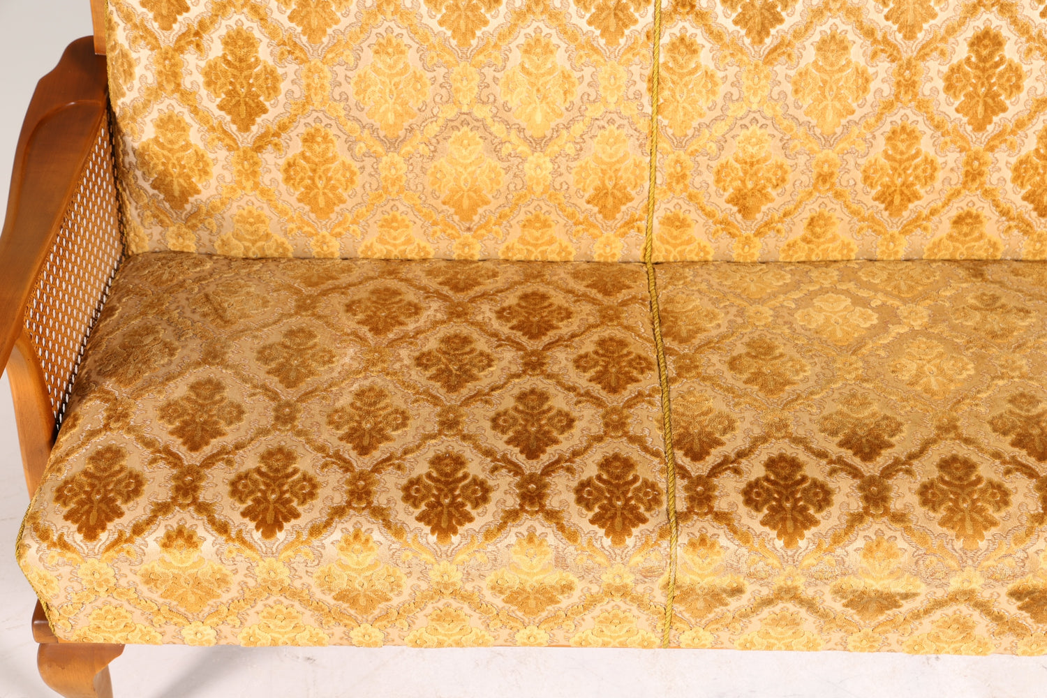 Wunderschönes Chippendale Sofa Barock Stil Wiener Geflecht Schlafsofa 3-Sitzer Couch Gästebett