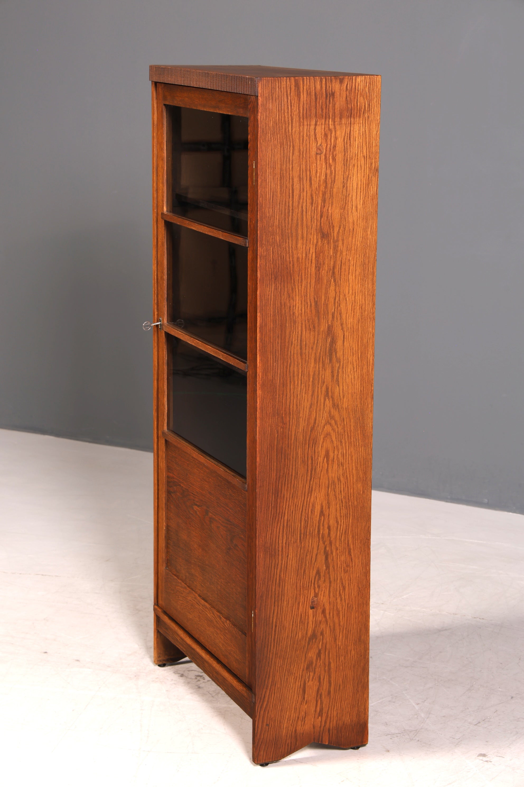 Traumhafte Jugendstil Vitrine Antike Holz Bücherschrank Antik Eiche Schrank Geschirrschrank