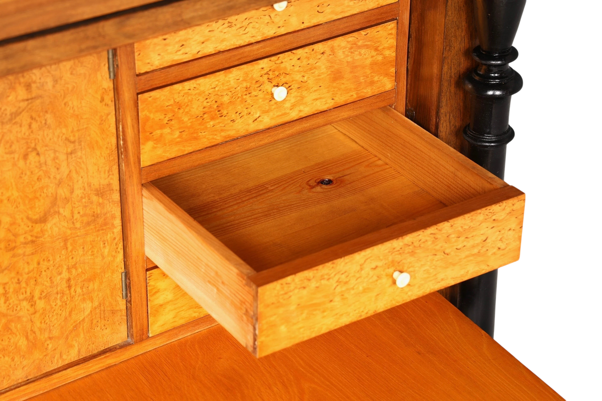 Traumhafter Gründerzeit Sekretär Vertiko Highboard Louis Philippe Kommode um 1880