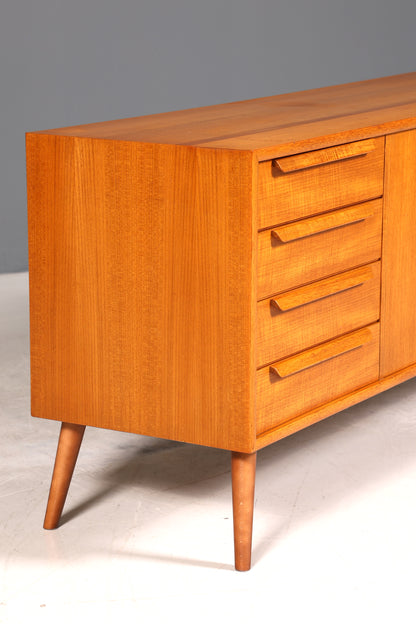 Schlichtes Mid Century Sideboard Vintage TV Kommode Wk Möbel 60s Schrank Retro Longboard