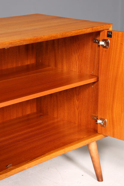 Schlichtes Mid Century Sideboard Vintage TV Kommode Wk Möbel 60s Schrank Retro Longboard