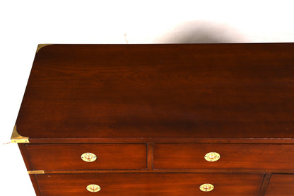 Traumhaftes Maritim Sideboard Englische Schiffs Kommode Englisch Antik Schrank Military Chest