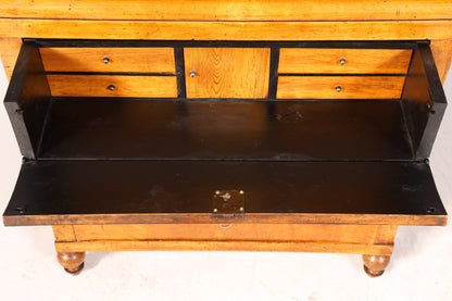 Wunderschöner Biedermeier Sekretär Antik Kommode Office Schreibkommode