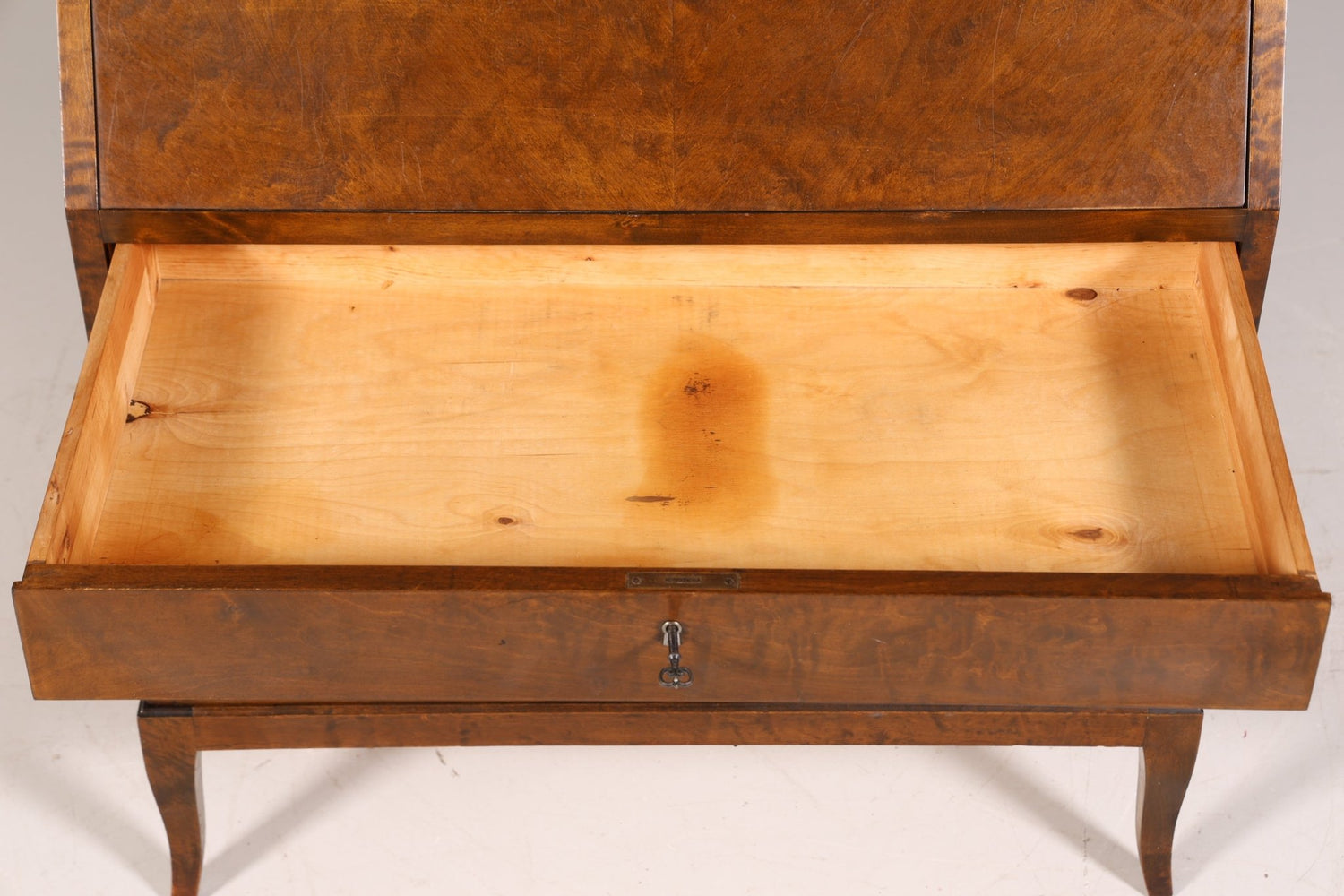 Noble secretary in Art Deco style antique around 1930 office chest of drawers writing chest