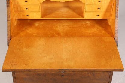 Noble secretary in Art Deco style antique around 1930 office chest of drawers writing chest