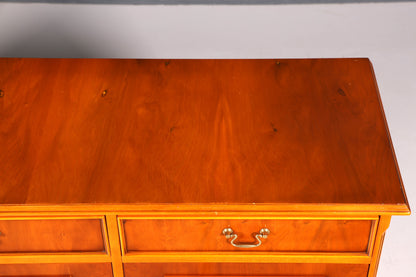 F991 Finish cm Wunderschönes Englisches Sideboard Eibe Schrank Antik Stil Buffetschrank Kommode