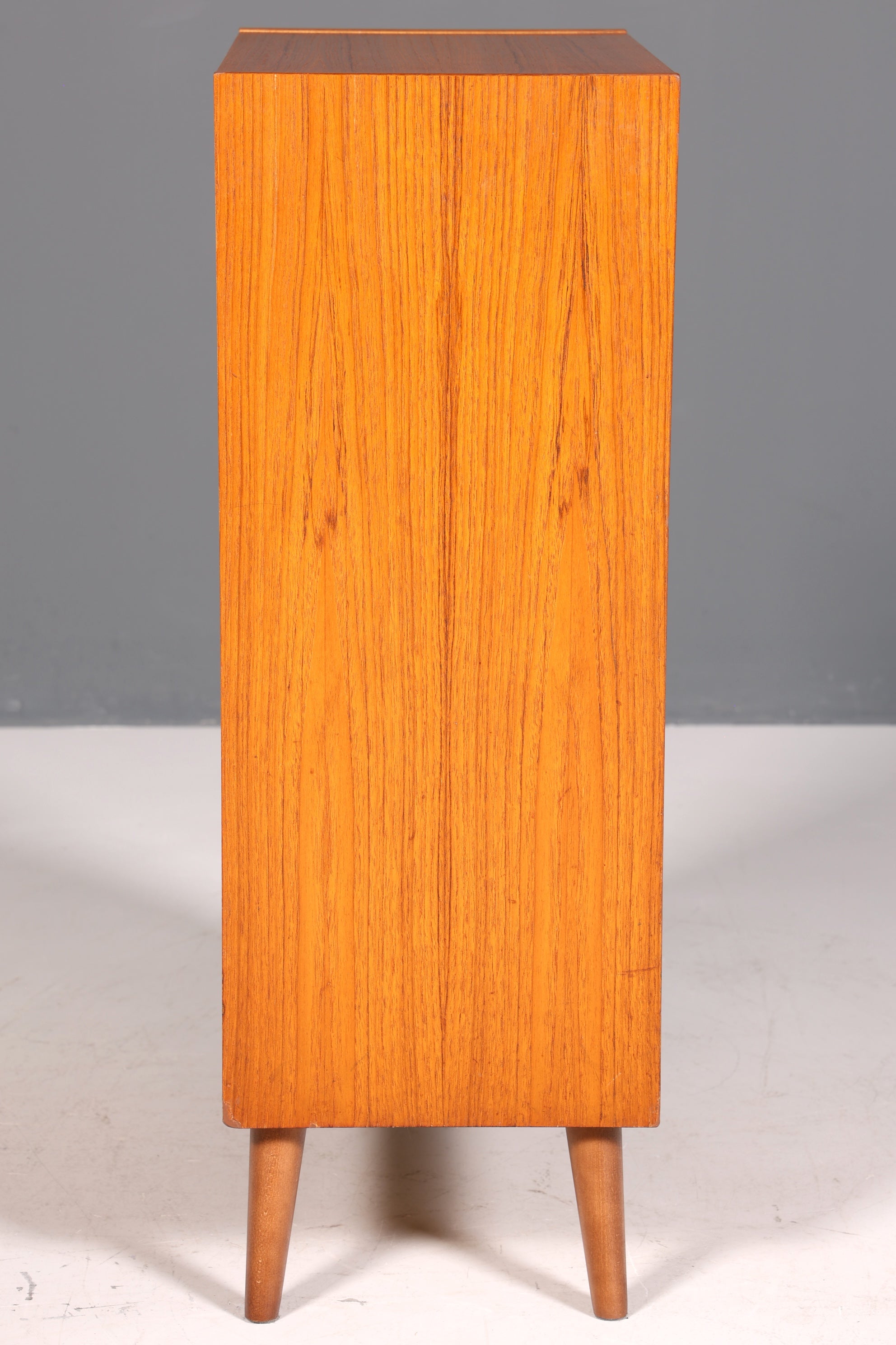 Wunderschönes Mid Century Vertiko Teak Holz Kommode 60er Jahre Schubladenkommode