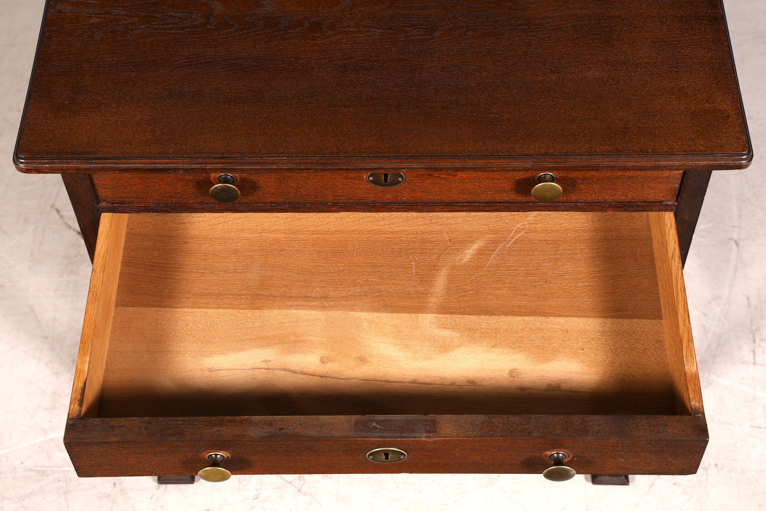 Wunderschöner Jugendstil Kommode Antik Nähtisch um 1910 Eiche Holz Ablagetisch Beistelltisch