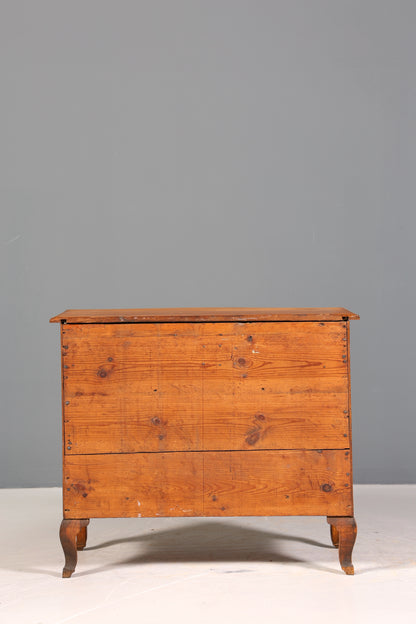 Original Barock Kommode um 1800 Sideboard Antik massiv Holz Schubladenkommode