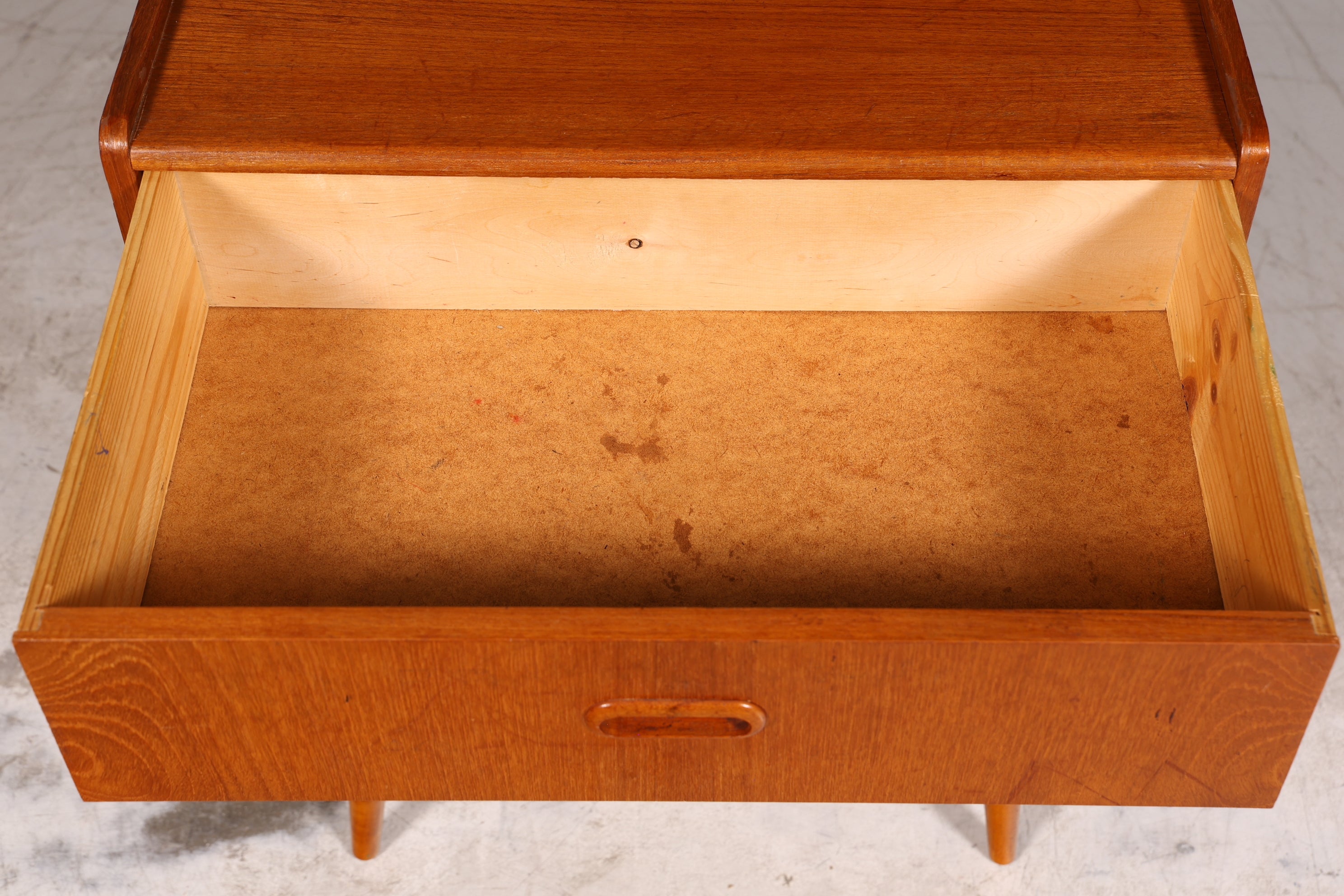Wunderschöne Mid Century Kommode Teak Holz Nachttisch Vintage Schubladen Kommode