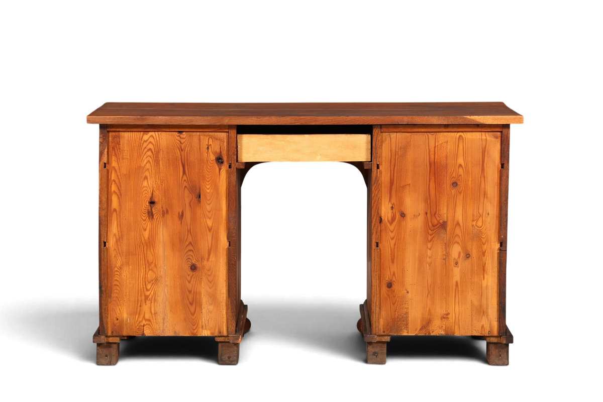 Traumhafter Gründerzeit Schreibtisch Jugendstil Bürotisch echt Holz Antik Office Desk