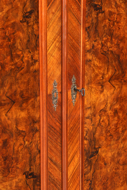 Edler Gründerzeit Schrank um 1880 Kleiderschrank Antik Louis Philippe Wäscheschrank