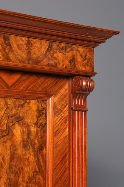 Edler Gründerzeit Schrank um 1880 Kleiderschrank Antik Louis Philippe Wäscheschrank