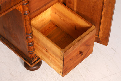 Traumhafter Gründerzeit Schreibtisch Jugendstil Bürotisch echt Holz Antik Office Desk