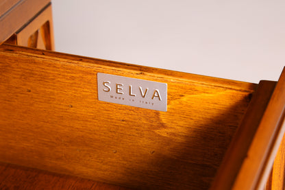 Wunderschöne Original Selva Vitrine Antik Stil massiv Holz Buffet Villa Borghese Schrank Bibliothek