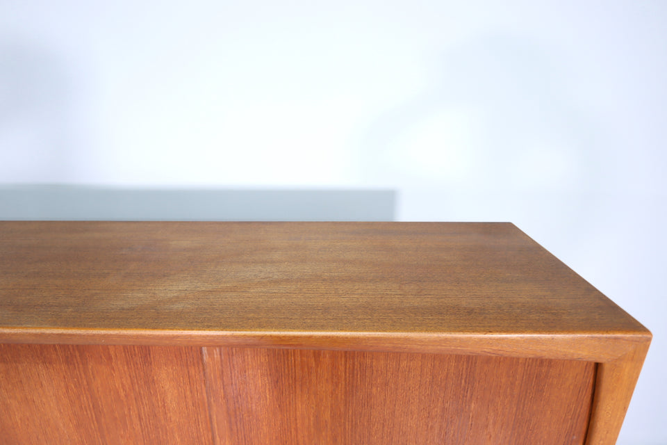 Mid Century Teak Holz Highboard Harry Østergaard für Randers 50s Schrank Kommode