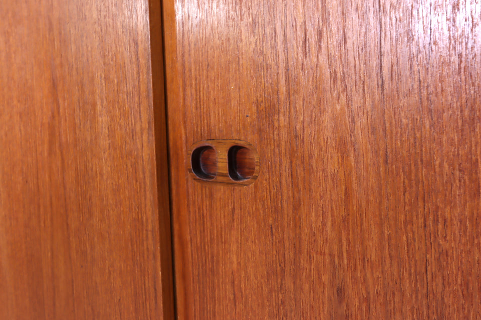 Mid Century Teak Holz Highboard Harry Østergaard für Randers 50s Schrank Kommode