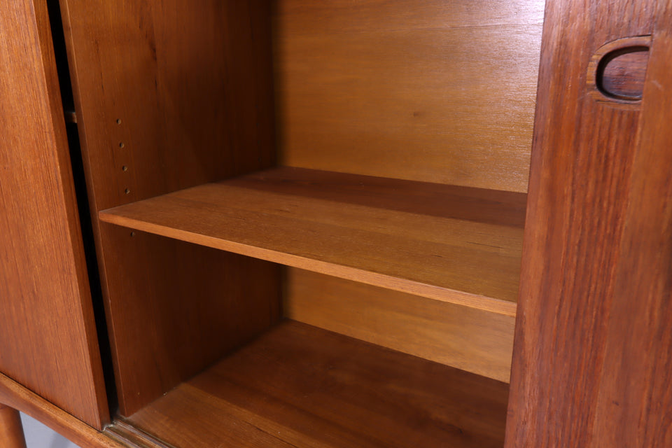 Mid Century Teak Holz Highboard Harry Østergaard für Randers 50s Schrank Kommode
