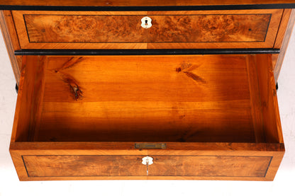 Wunderschöne Gründerzeit Kommode Louis Philippe echt Holz Schubladen Kommode um 1880