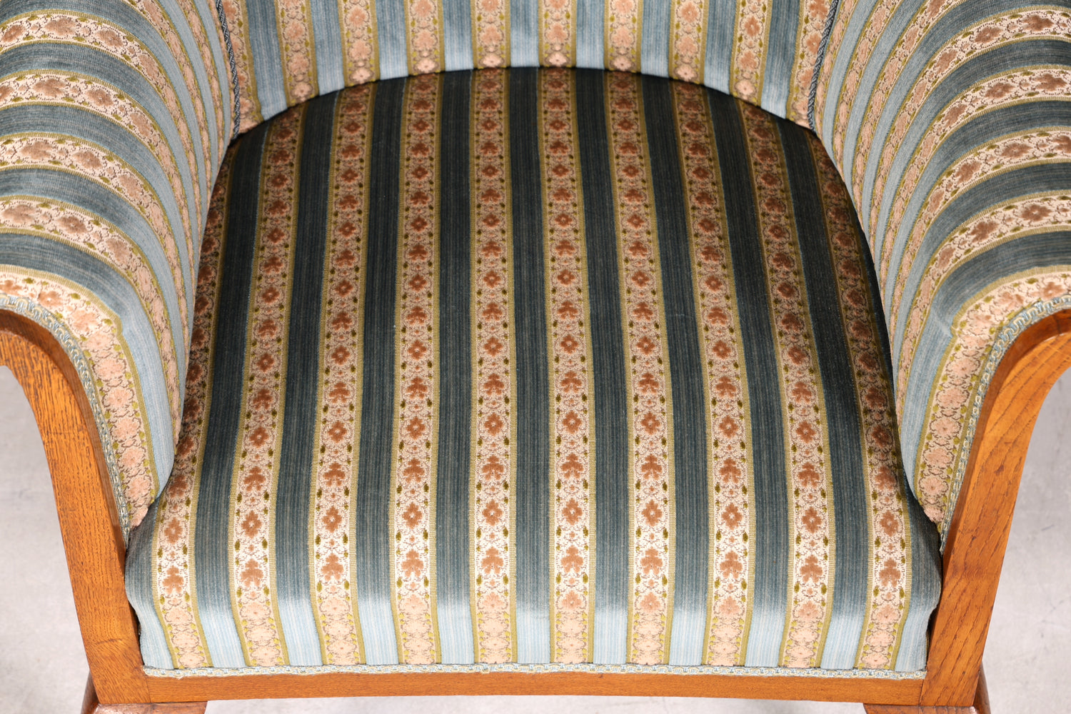 Wunderschöner Jugendstil Sessel Antik Armlehnsessel Biedermeier Lounge Sessel um 1910 1 von 2
