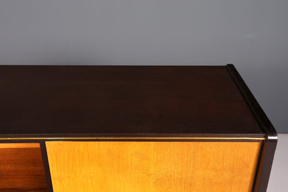 Wunderschöner Mid Century Schrank 60er Jahre Bücherregal Aktenschrank Rockabilly Wäscheschrank Regal Highboard