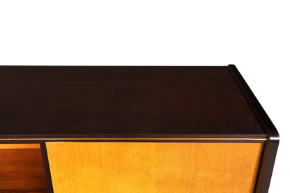 Wunderschöner Mid Century Schrank 60er Jahre Bücherregal Aktenschrank Rockabilly Wäscheschrank Regal Highboard