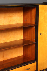Wunderschöner Mid Century Schrank 60er Jahre Bücherregal Aktenschrank Rockabilly Wäscheschrank Regal Highboard