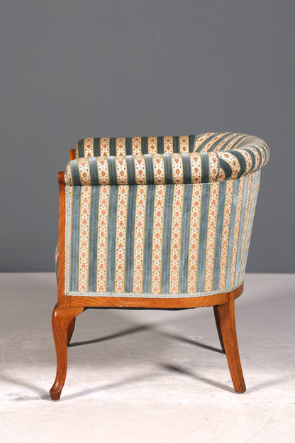 Wunderschöner Jugendstil Sessel Antik Armlehnsessel Biedermeier Lounge Sessel um 1910 2 von 2