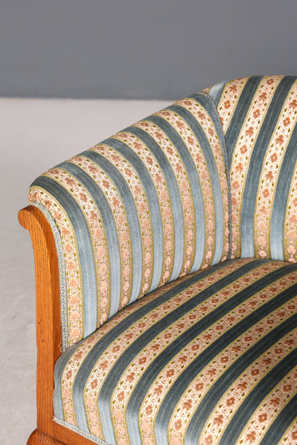 Wunderschöner Jugendstil Sessel Antik Armlehnsessel Biedermeier Lounge Sessel um 1910 2 von 2