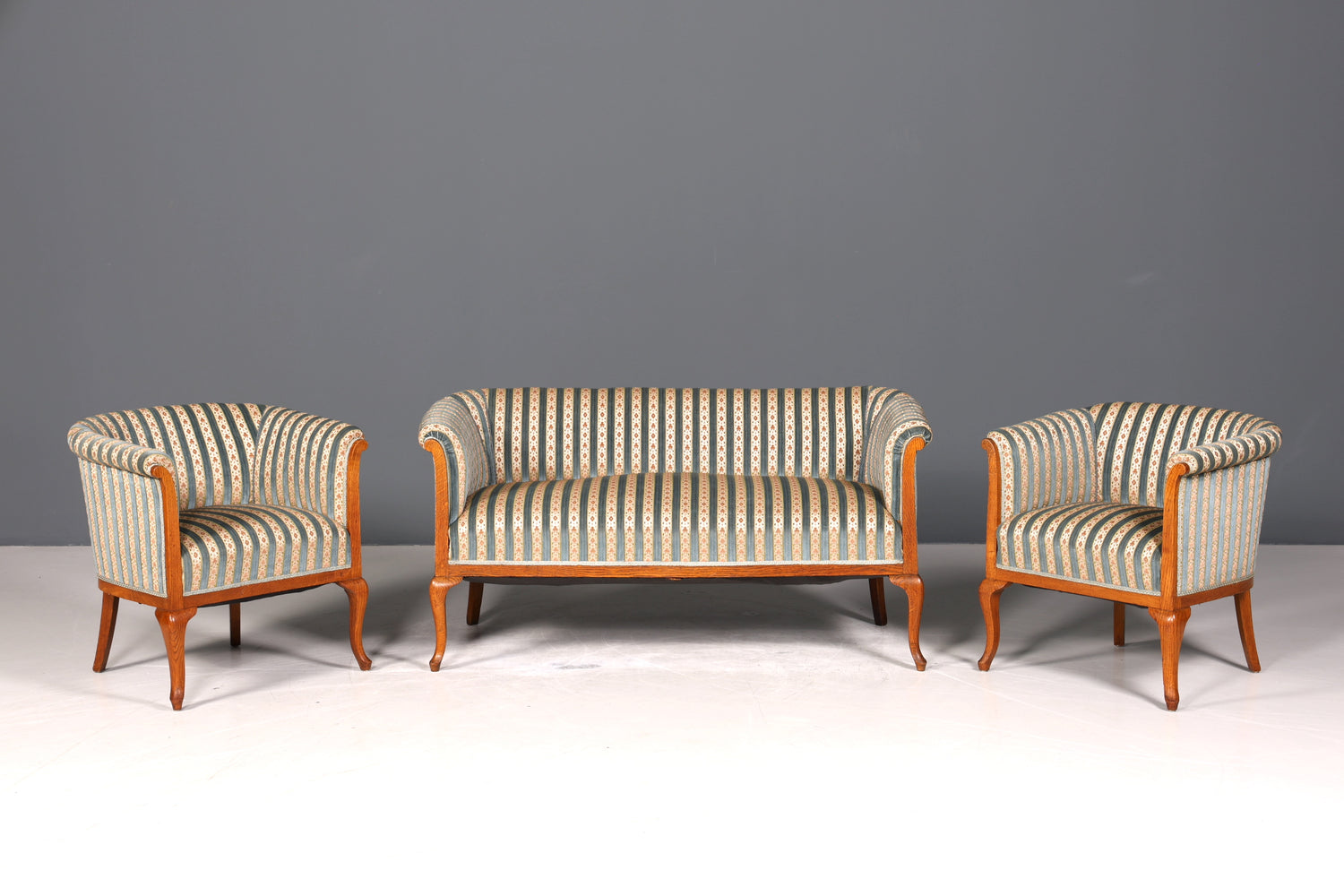 Wunderschöner Jugendstil Sessel Antik Armlehnsessel Biedermeier Lounge Sessel um 1910 1 von 2