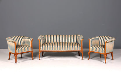 Wunderschöner Jugendstil Sessel Antik Armlehnsessel Biedermeier Lounge Sessel um 1910 1 von 2