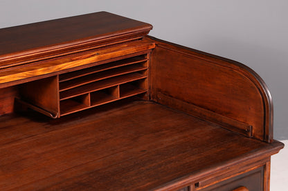 Wunderschöner Sekretär im Bauhaus Stil Rollladen Sekretär Art Deco Schreibtisch Office Table