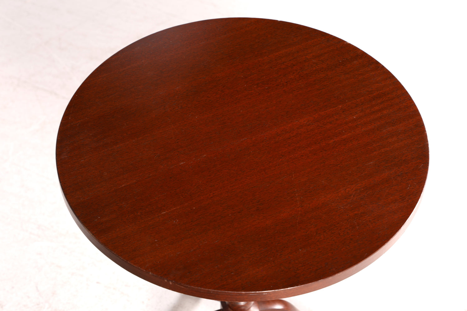 Edler Beistelltisch Blumentisch Mahagoni Antik Stil Dreibein Ablagetisch Vintage Tisch