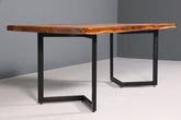 Beeindruckender Epoxidharz Tisch 200-90cm Nussbaum Esszimmer Tisch massiv Holz River Table Küchentisch