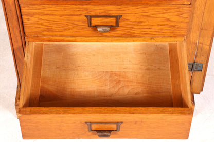 Wunderschöne Mid Century Kommode Bauhaus Vertiko Apothekerschrank Art Deco Büro Aktenschrank