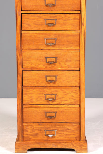Wunderschöne Mid Century Kommode Bauhaus Vertiko Apothekerschrank Art Deco Büro Aktenschrank