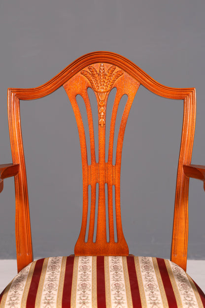 Edler Englischer Stuhl im Hepplewithe Stil Englisch Armlehnstuhl Dining Chair Küchenstuhl Sekretär Stuhl