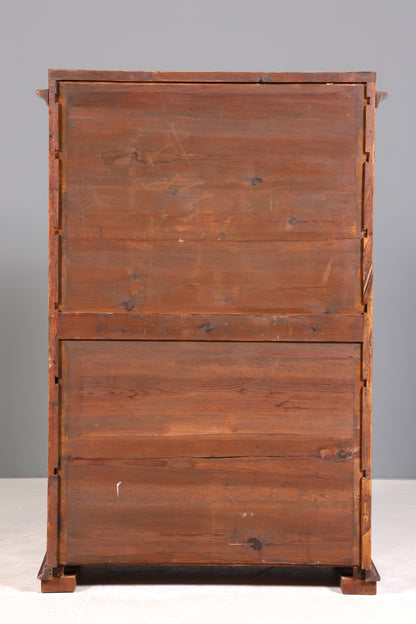 Wunderschöne Original Biedermeier Chiffoniere Kommode Vertiko Antik um 1880 Schubladenkommode