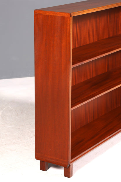 G014 Finish cm Schlichtes Mid Century Regal Vintage Bücherregal Schrank Buchablage 60s Bookshelf