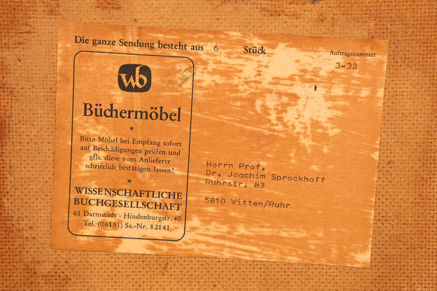 Wunderschöne Mid Century Kommode Vintage Schiebetür WB Schrank 60er Jahre 4 von 4