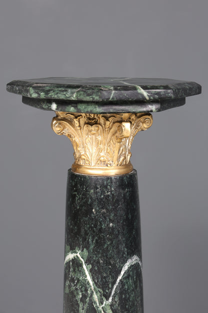 Wunderschöne Barock Stil Säule Louis XV Marmor Blumensäule Naturstein Sockel Ablage 1 von 3