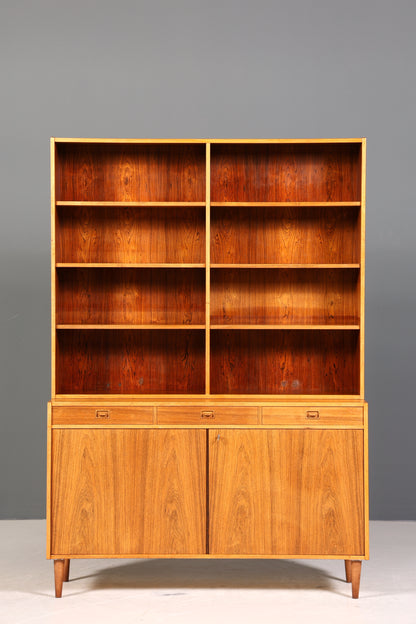 Traumhaftes Mid Century Regal echt Holz Schrank Danish Design Retro Kommode Vintage Bücherregal 60er Jahre 1 von 2