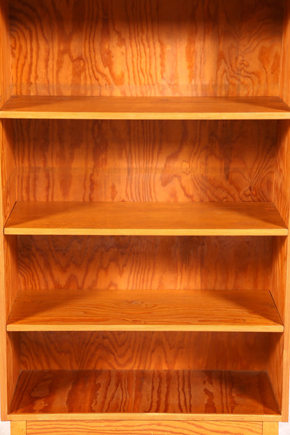 Stilvolles Mid Century Regal echt Holz Vintage Bücherregal Schrank Buchablage 60s Bookshelf 5 von 5