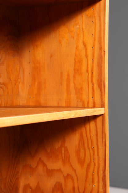 Stilvolles Mid Century Regal echt Holz Vintage Bücherregal Schrank Buchablage 60s Bookshelf 5 von 5