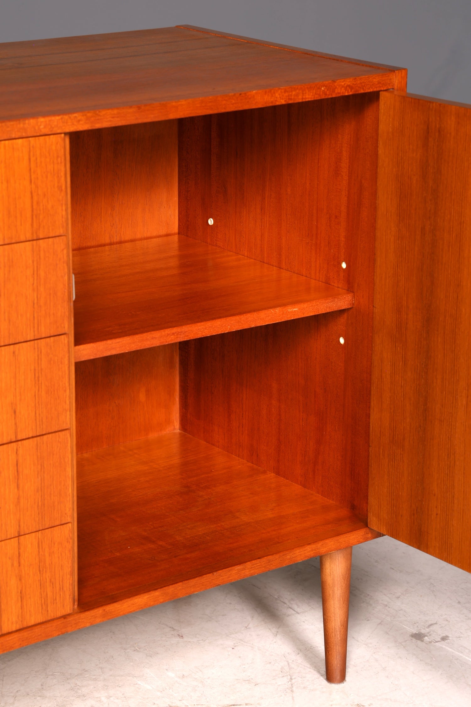 Traumhafte Mid Century Kommode echt Holz Sideboard Vintage Schubladen Kommode